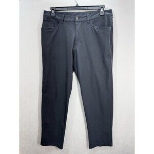 Lululemon ABC Classic Fit Pants Mens 34x29.5 Melanite Gray Warpstreme Jeans